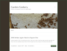 Tablet Screenshot of gardengeekery.com